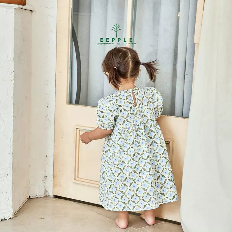 Eepple - Korean Children Fashion - #littlefashionista - Floral Puff One-piece - 9