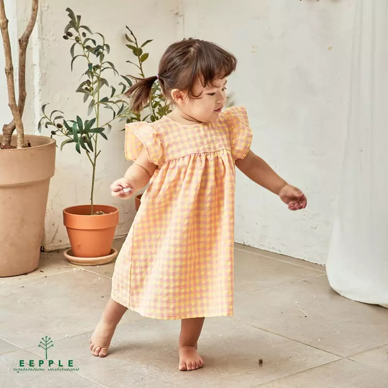 Eepple - Korean Children Fashion - #littlefashionista - Cube Frill One-piece - 8