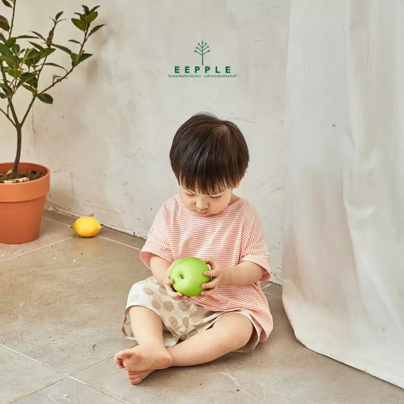 Eepple - Korean Children Fashion - #magicofchildhood - Boxy Stripes Tee - 9