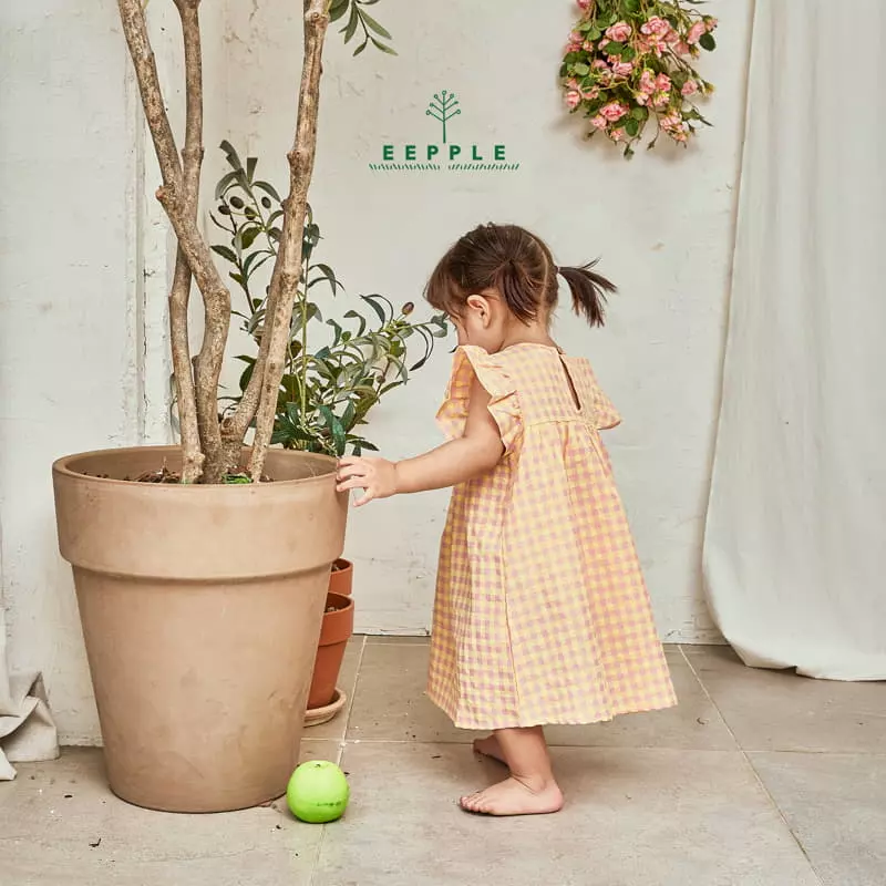 Eepple - Korean Children Fashion - #minifashionista - Cube Frill One-piece - 10
