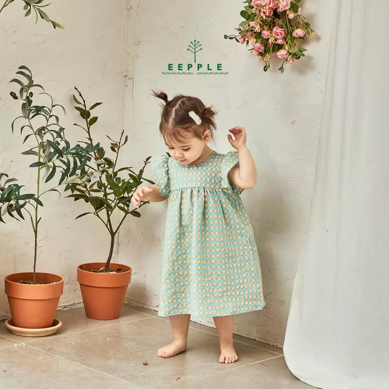 Eepple - Korean Children Fashion - #prettylittlegirls - Cube Frill One-piece - 11