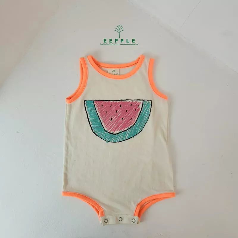 Eepple - Korean Children Fashion - #todddlerfashion - Watermelon Bodysuit - 5