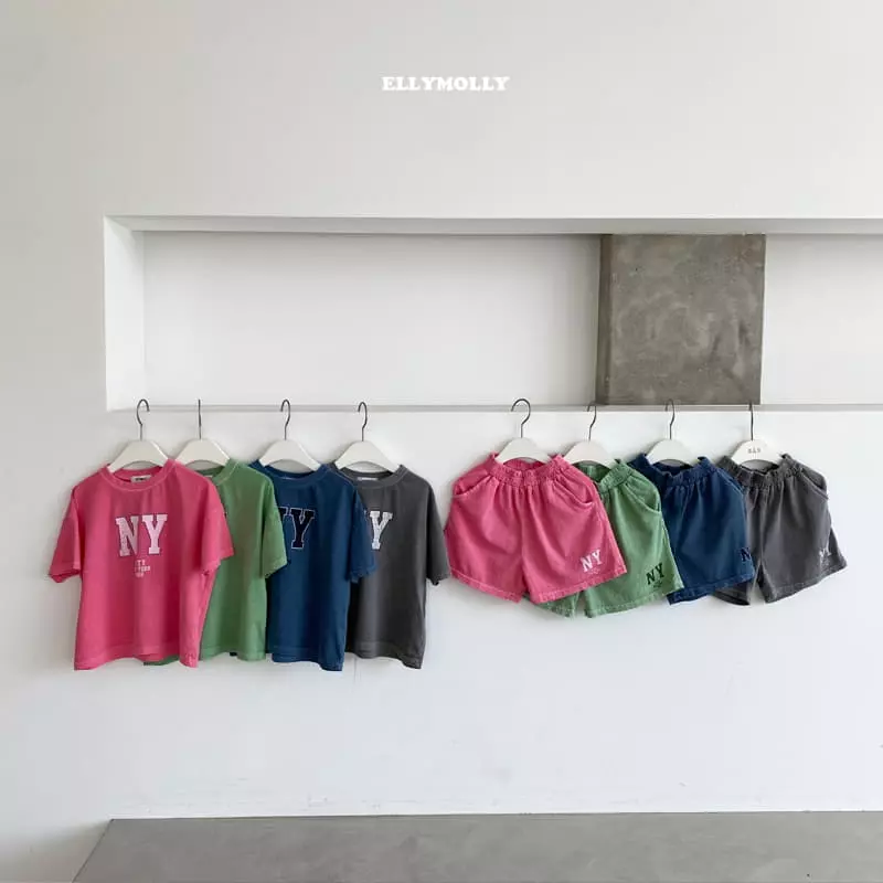 Ellymolly - Korean Children Fashion - #Kfashion4kids - NY Dyeing Shorts - 2