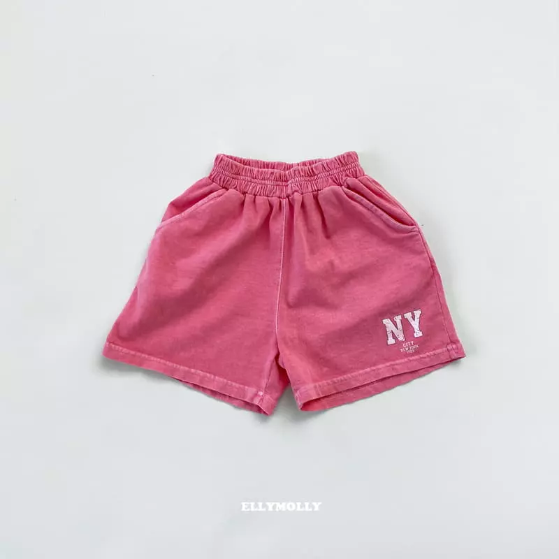 Ellymolly - Korean Children Fashion - #childofig - NY Dyeing Shorts - 8