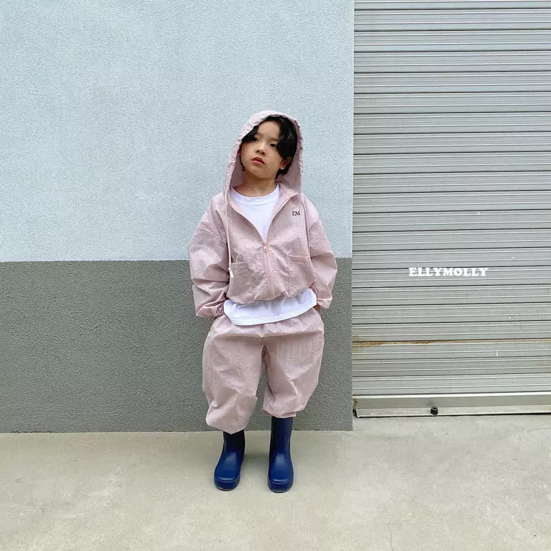 Ellymolly - Korean Children Fashion - #childofig - I Am Woven Hoody Zip-up - 12