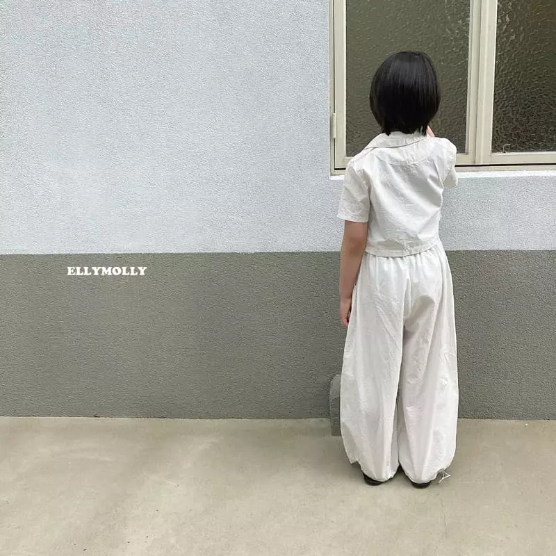 Ellymolly - Korean Children Fashion - #childofig - Linen Crop Jacket - 10