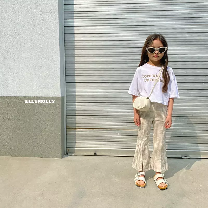 Ellymolly - Korean Children Fashion - #childofig - Love Keep Crop Tee - 8