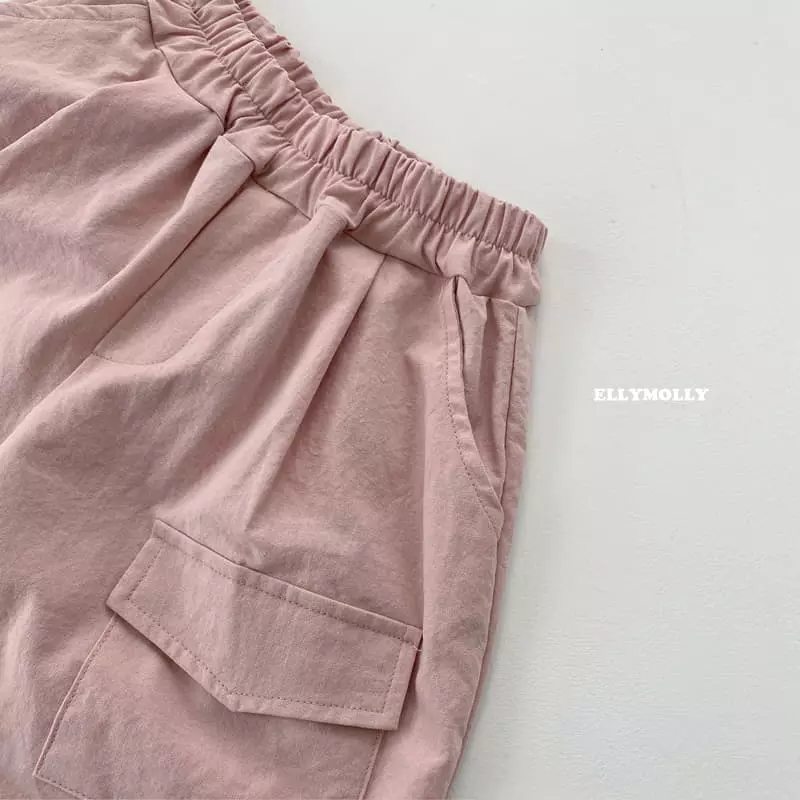 Ellymolly - Korean Children Fashion - #designkidswear - Open Pocket Pants - 3