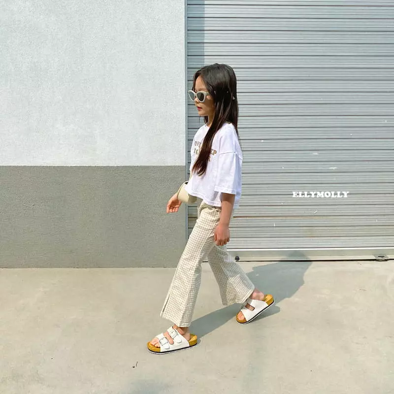 Ellymolly - Korean Children Fashion - #designkidswear - Love Keep Crop Tee - 10