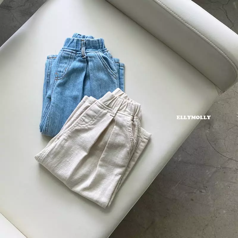 Ellymolly - Korean Children Fashion - #discoveringself - Linen Wrinkle Pants - 8