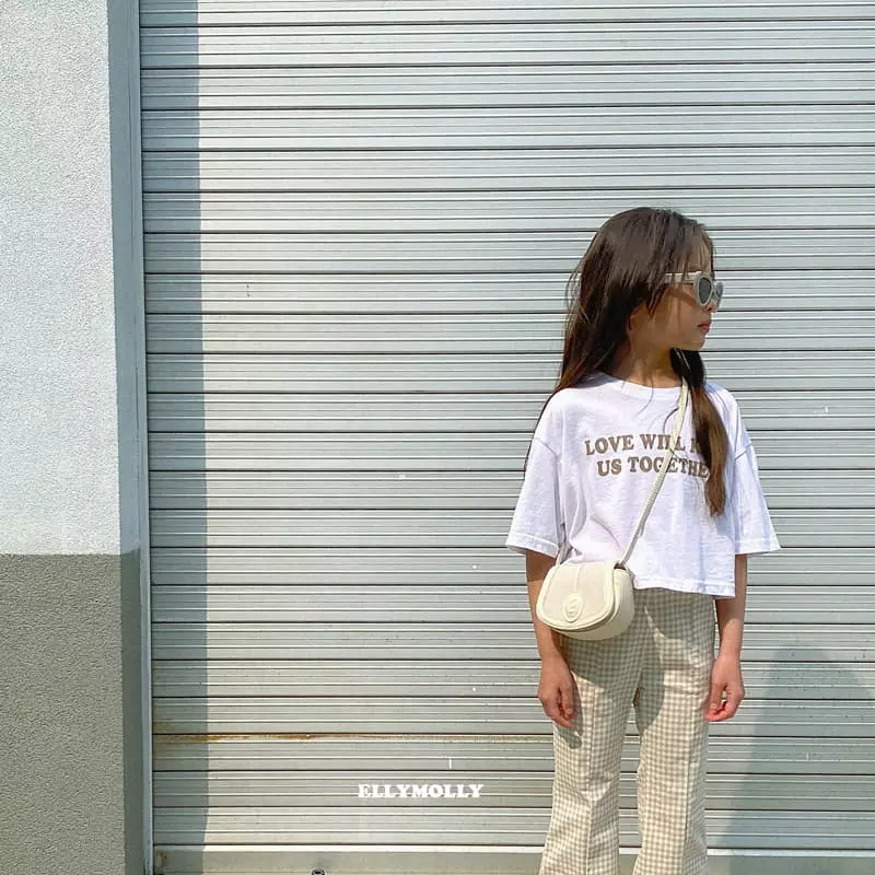 Ellymolly - Korean Children Fashion - #discoveringself - Love Keep Crop Tee - 11