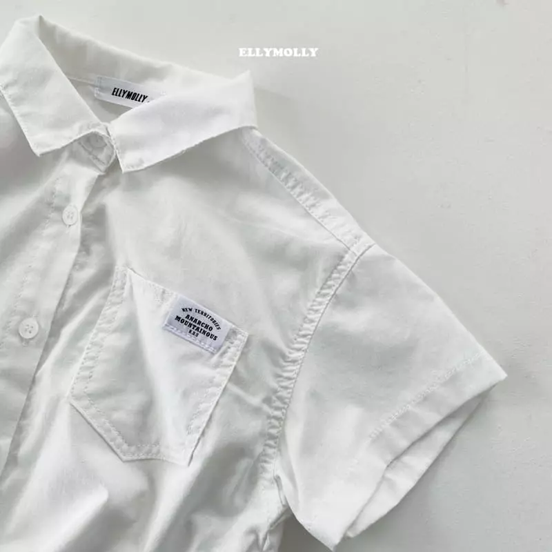 Ellymolly - Korean Children Fashion - #fashionkids - Trendy Pigment Shirt - 4