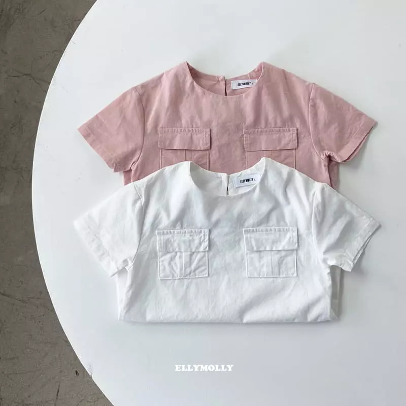Ellymolly - Korean Children Fashion - #kidsshorts - Two Pocket One-piece - 2