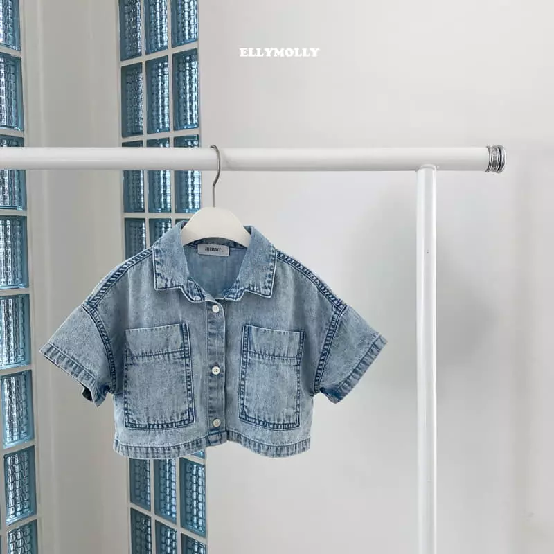 Ellymolly - Korean Children Fashion - #kidsshorts - Big Pocket Shirt - 5