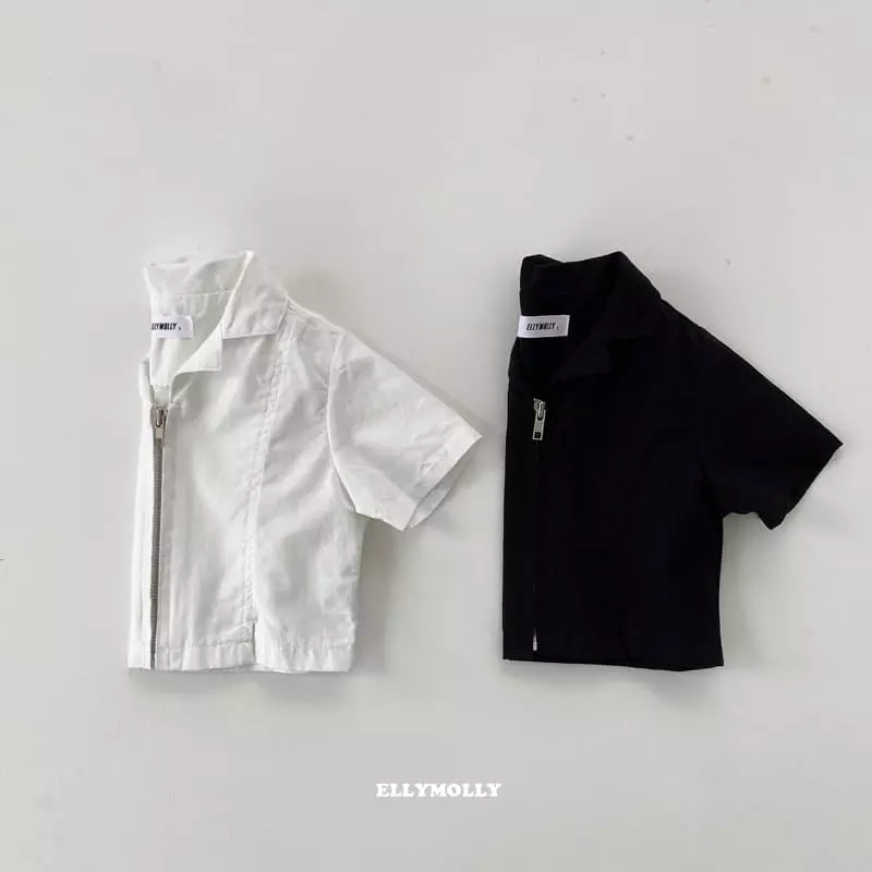Ellymolly - Korean Children Fashion - #kidsshorts - Linen Crop Jacket
