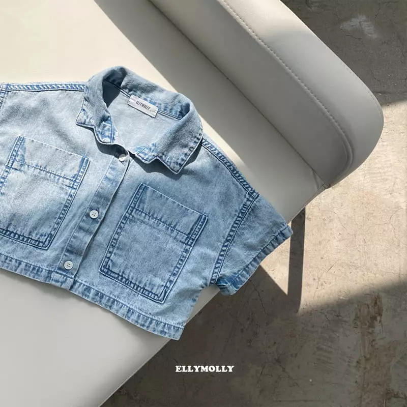 Ellymolly - Korean Children Fashion - #kidzfashiontrend - Big Pocket Shirt - 7