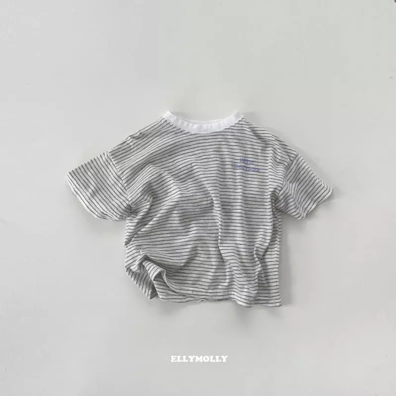 Ellymolly - Korean Children Fashion - #littlefashionista - Together Stripes Tee