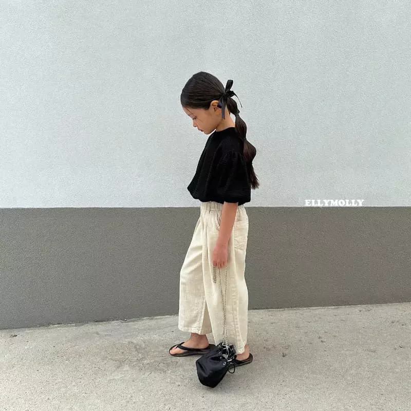 Ellymolly - Korean Children Fashion - #littlefashionista - Embo Shirring Tee - 12
