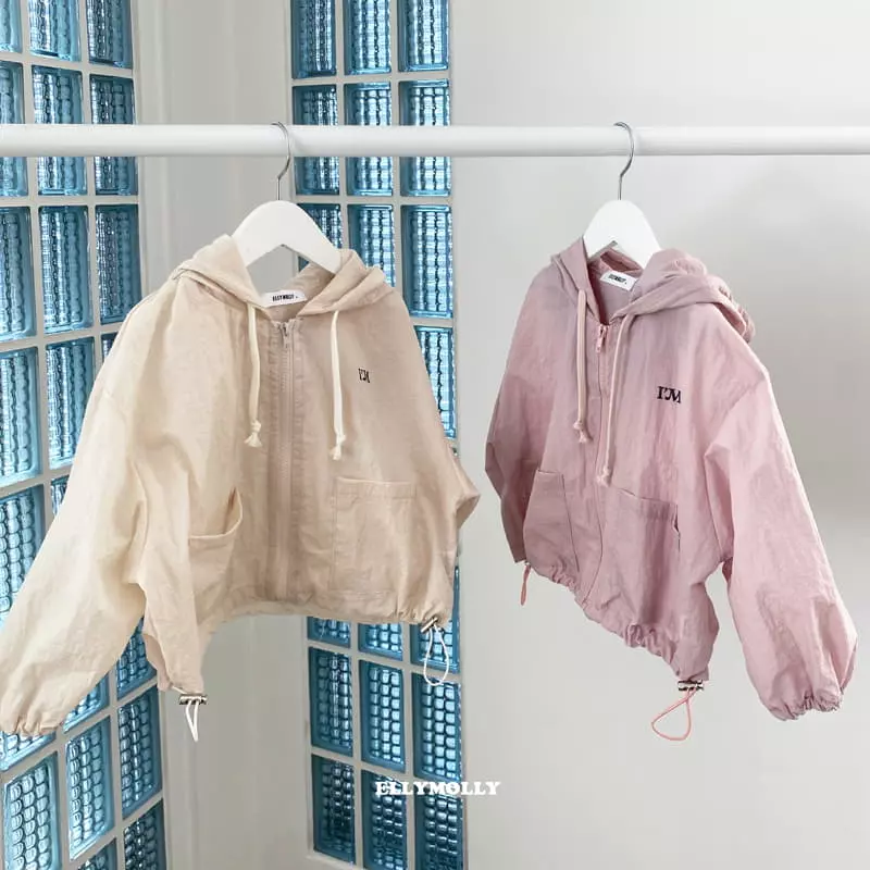 Ellymolly - Korean Children Fashion - #magicofchildhood - I Am Woven Hoody Zip-up - 6