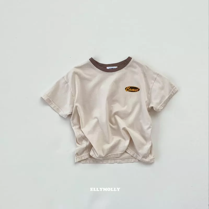 Ellymolly - Korean Children Fashion - #prettylittlegirls - Camel Color Tee