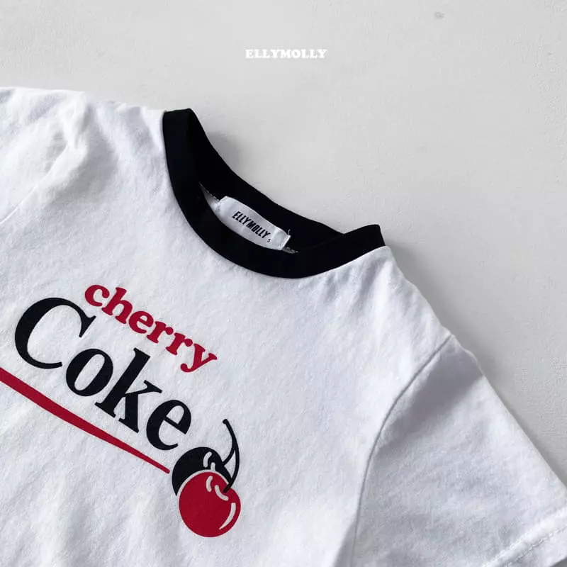 Ellymolly - Korean Children Fashion - #todddlerfashion - Chery Cock Tee - 3