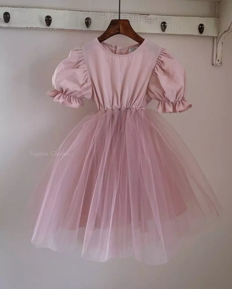 Eugenie Candies - Korean Children Fashion - #Kfashion4kids - Pink One-piece - 6
