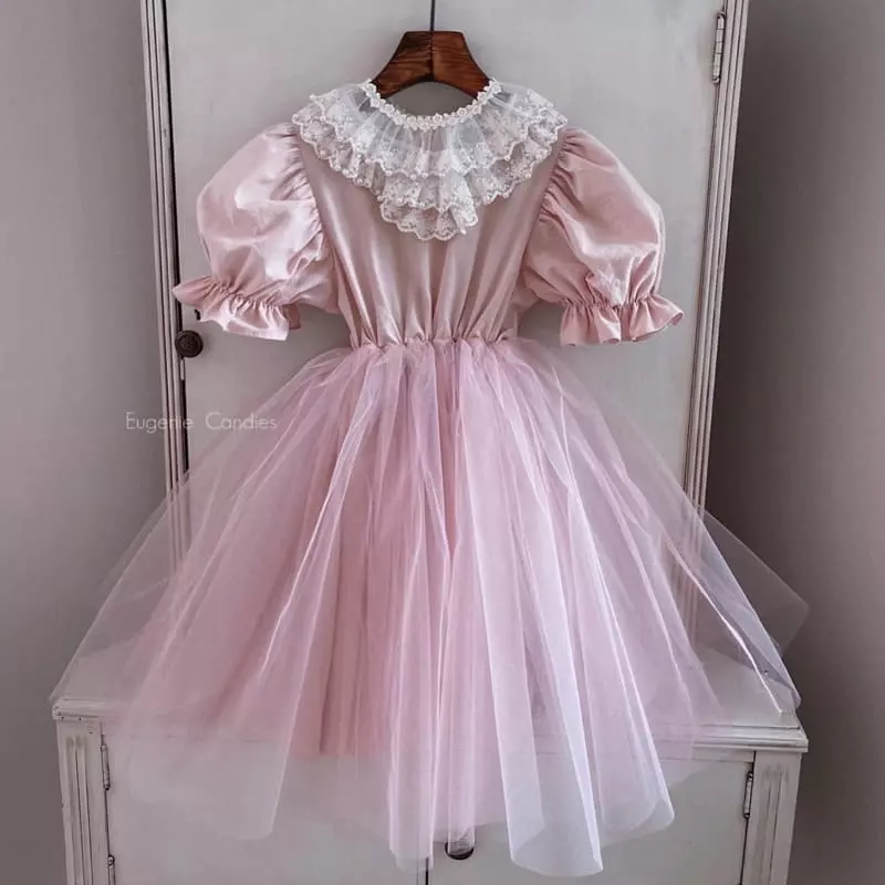 Eugenie Candies - Korean Children Fashion - #kidsshorts - Pink One-piece - 3