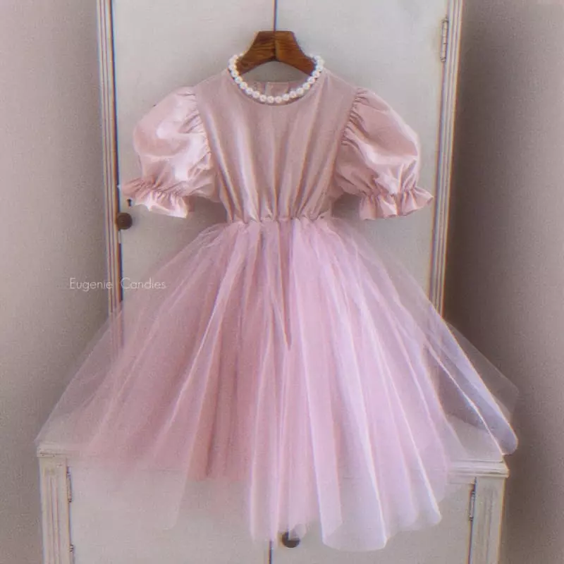 Eugenie Candies - Korean Children Fashion - #kidzfashiontrend - Pink One-piece - 5