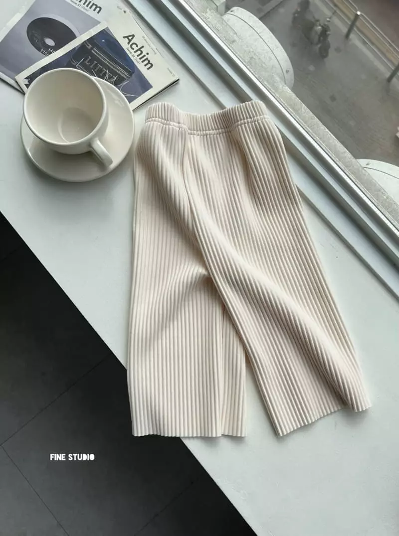 Fine Studio - Korean Children Fashion - #designkidswear - Wrinkle Pants with Mom - 5