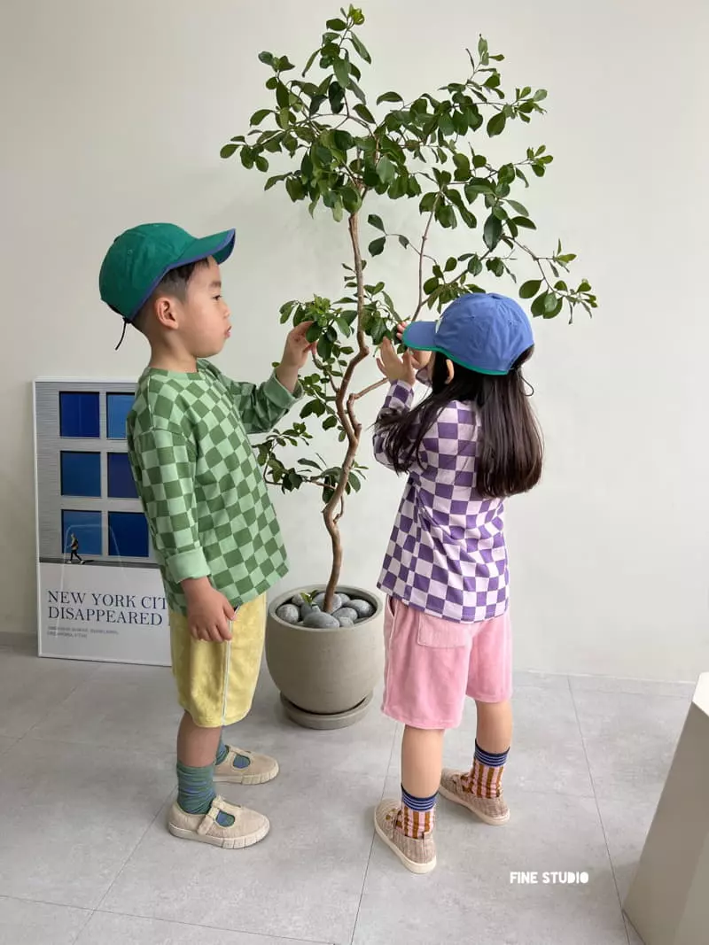 Fine Studio - Korean Children Fashion - #kidzfashiontrend - Terry SHOrts - 3