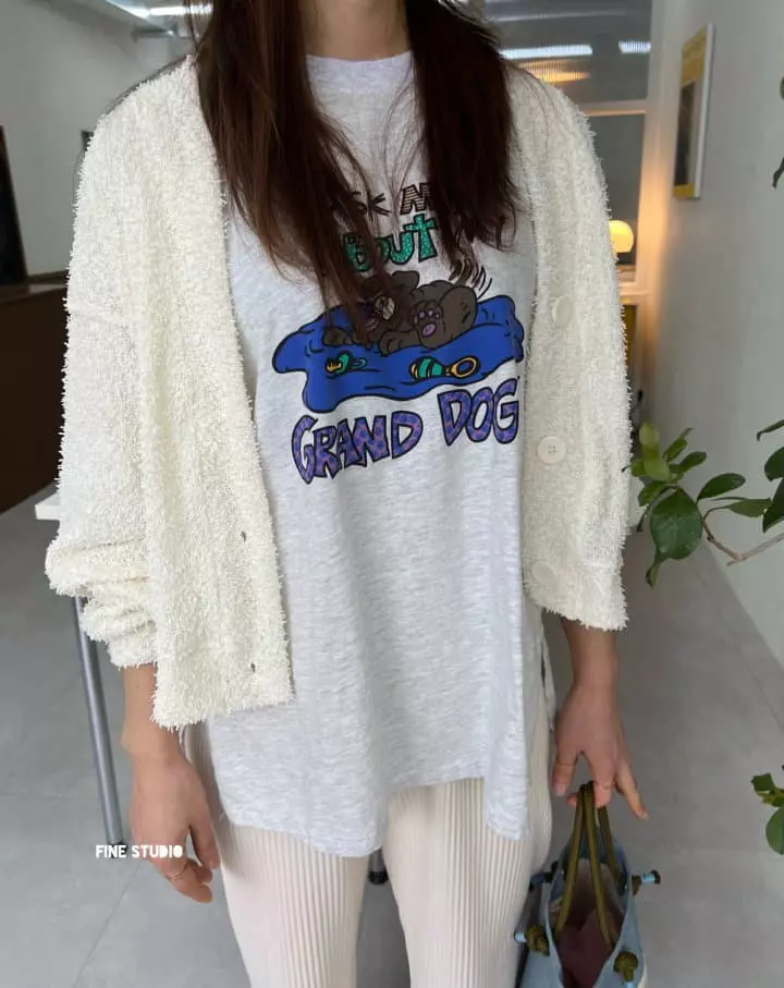 Fine Studio - Korean Children Fashion - #minifashionista - Dog Tee with mom - 4