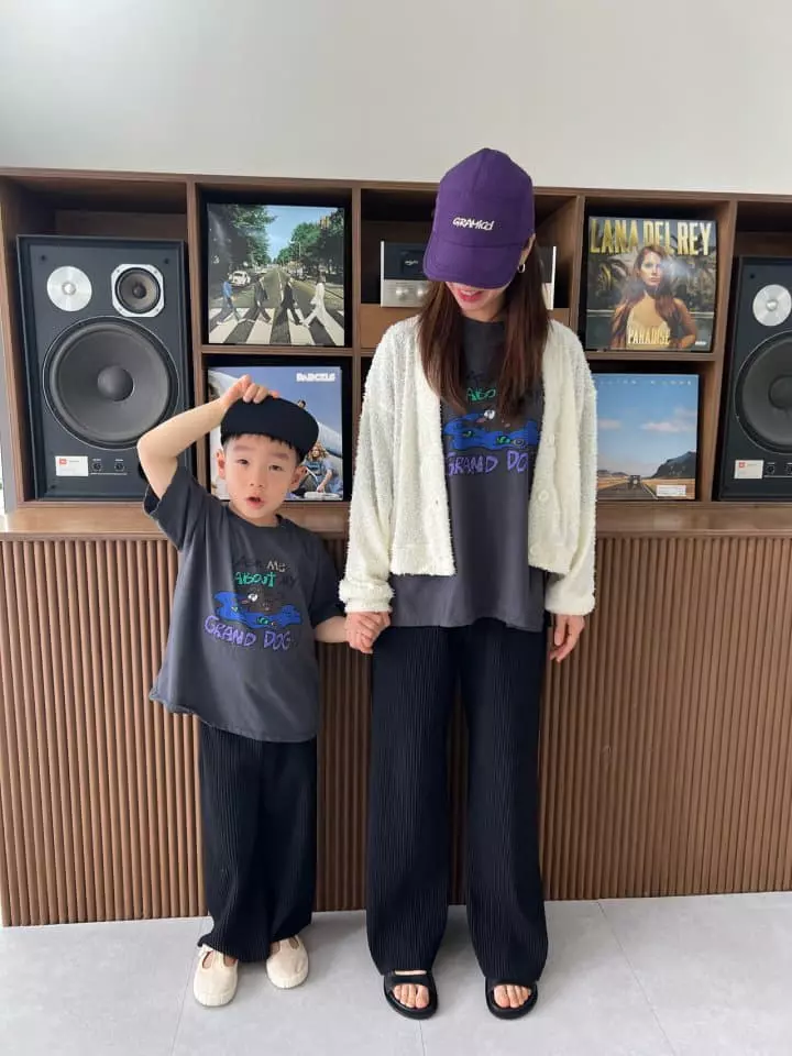 Fine Studio - Korean Children Fashion - #stylishchildhood - Dog Tee with mom - 7