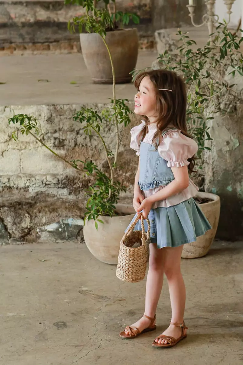 Flo - Korean Children Fashion - #designkidswear - Cendal Denim Skirt