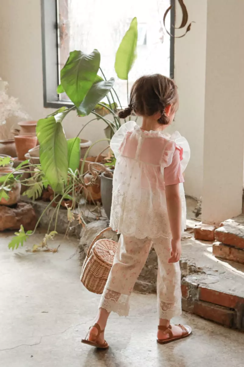 Flo - Korean Children Fashion - #kidsshorts - Garden Layered Top - 7