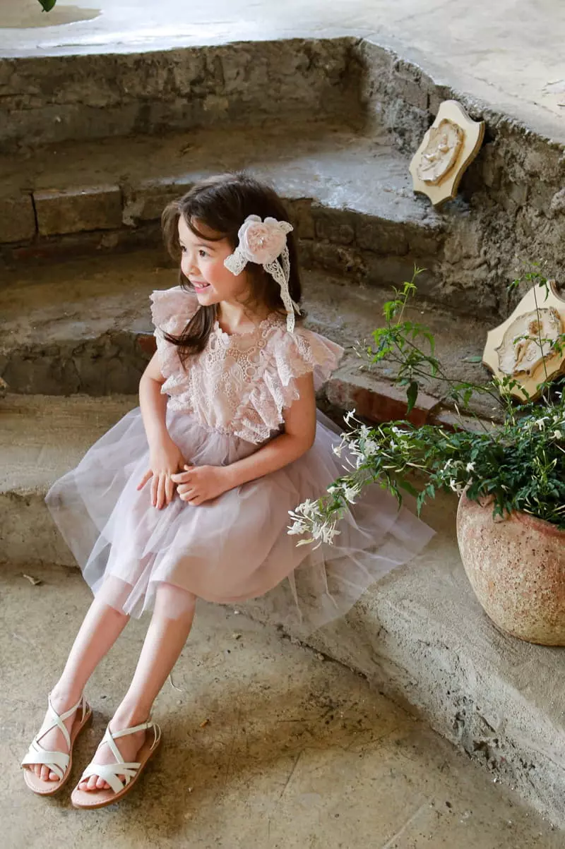Flo - Korean Children Fashion - #littlefashionista - Bell Mesh Blouse - 11