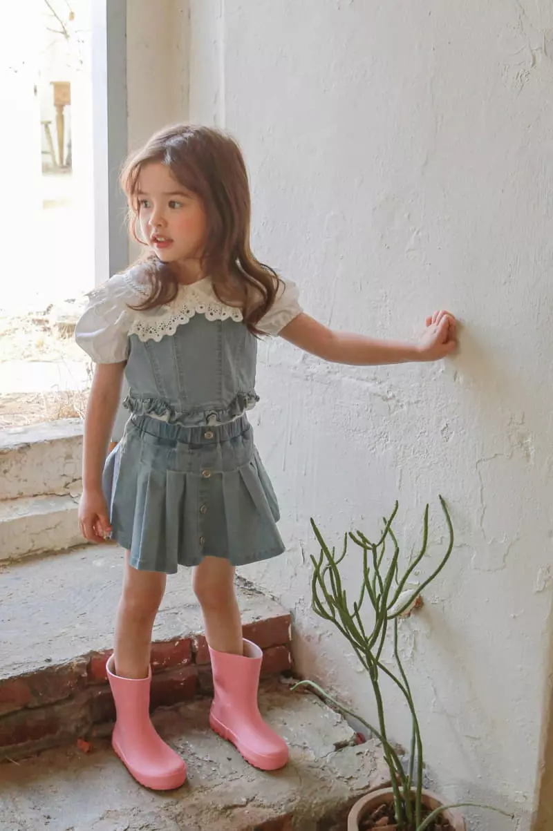 Flo - Korean Children Fashion - #magicofchildhood - Maren Collar Tee - 11