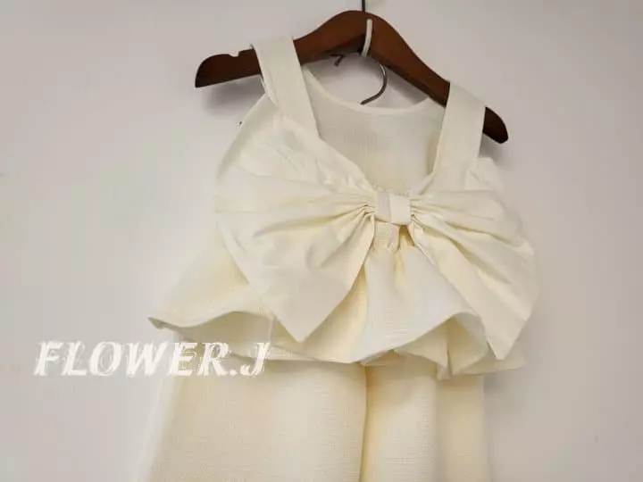 Flower J - Korean Children Fashion - #toddlerclothing - Big Ribbon Sleeveless - 11