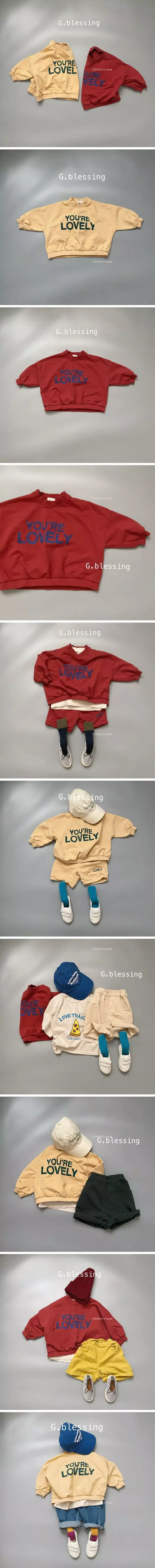 G Blessing - Korean Children Fashion - #kidsshorts - Lovely Sweatshirt