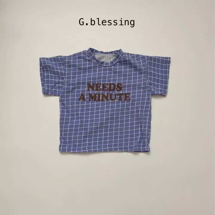 G Blessing - Korean Children Fashion - #kidsshorts - Square Tee