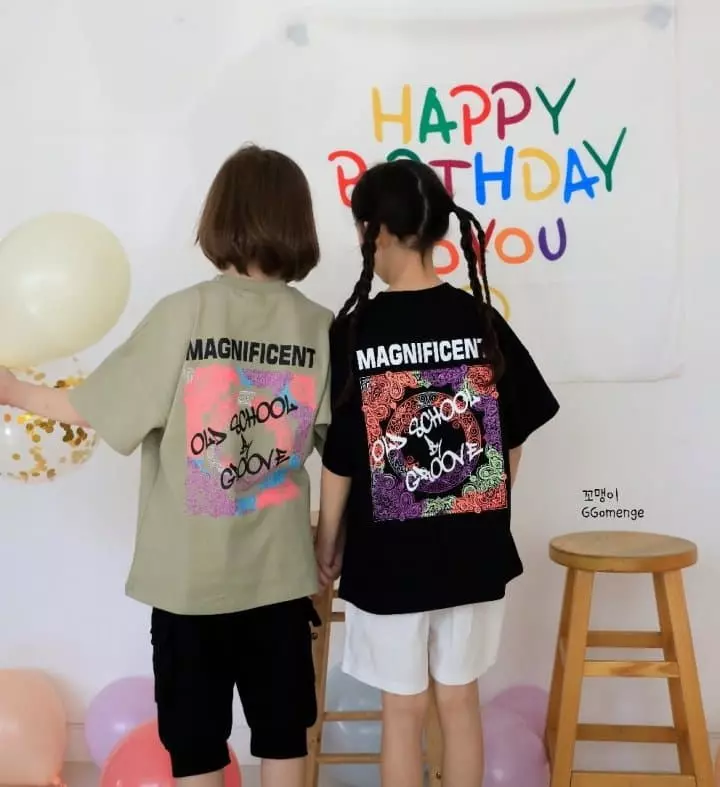Ggomenge - Korean Children Fashion - #childofig - Old School Tee - 2