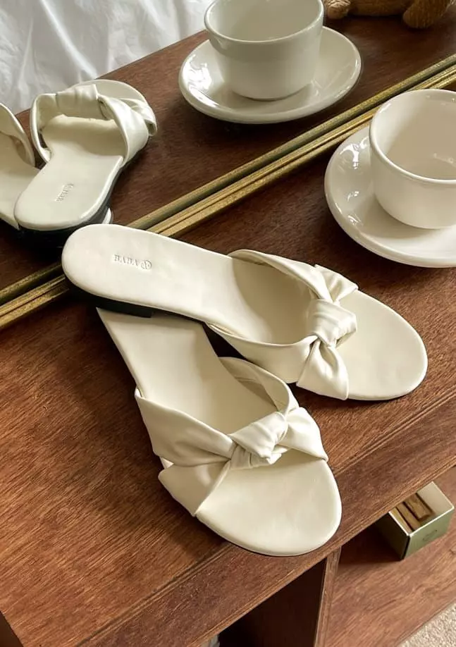 Golden Shoe - Korean Women Fashion - #momslook - ba305 Slippers - 3