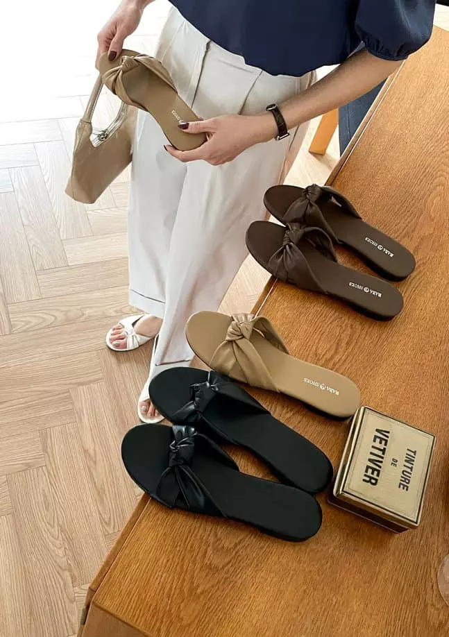 Golden Shoe - Korean Women Fashion - #momslook - ba305 Slippers - 5
