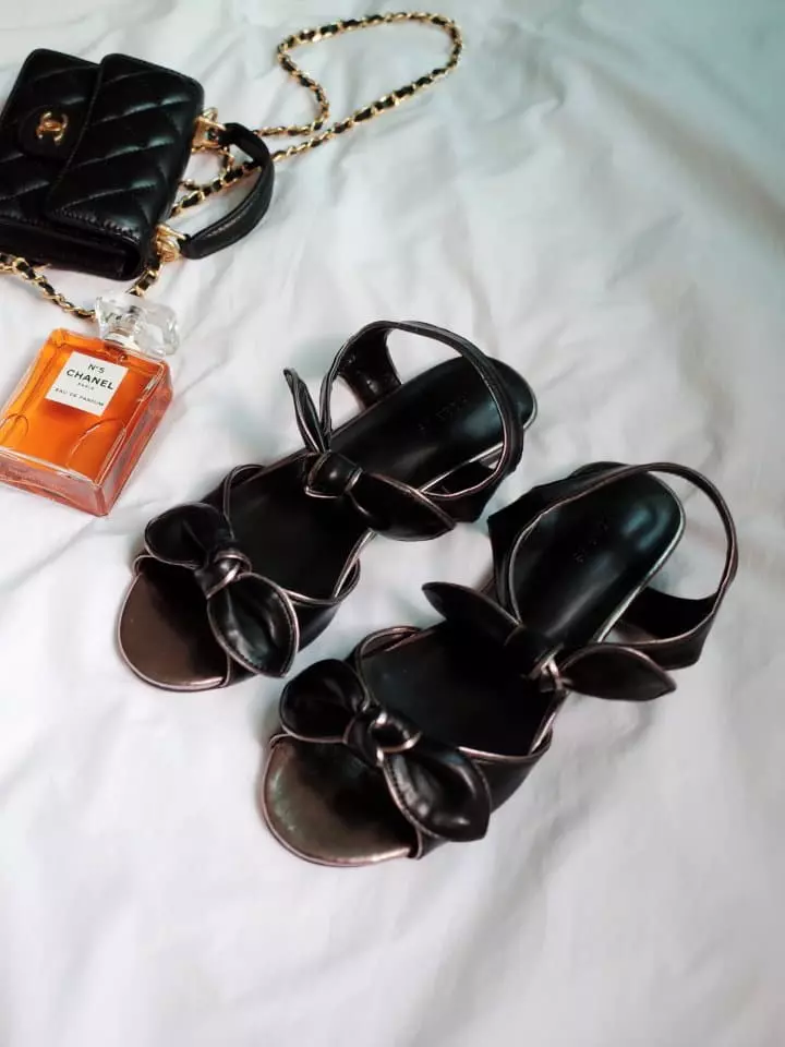 Golden Shoe - Korean Women Fashion - #momslook - hb2019 Sandals - 10