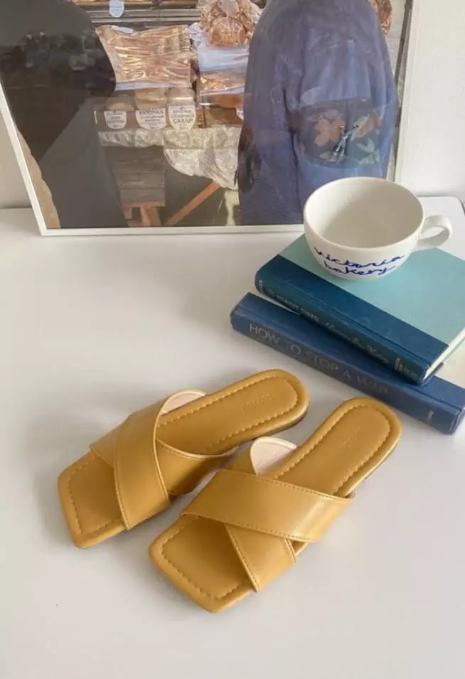 Golden Shoe - Korean Women Fashion - #momslook - bu3013 Slippers - 5