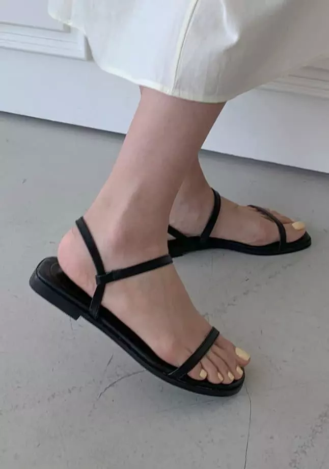 Golden Shoe - Korean Women Fashion - #momslook - b904 Sandals - 9