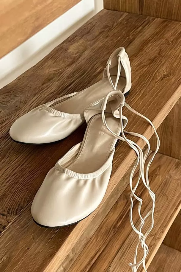 Golden Shoe - Korean Women Fashion - #restrostyle - ba311 Flats - 9