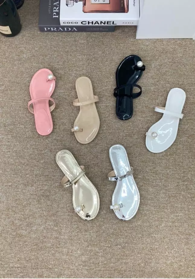 Golden Shoe - Korean Women Fashion - #restrostyle - b717 Slippers