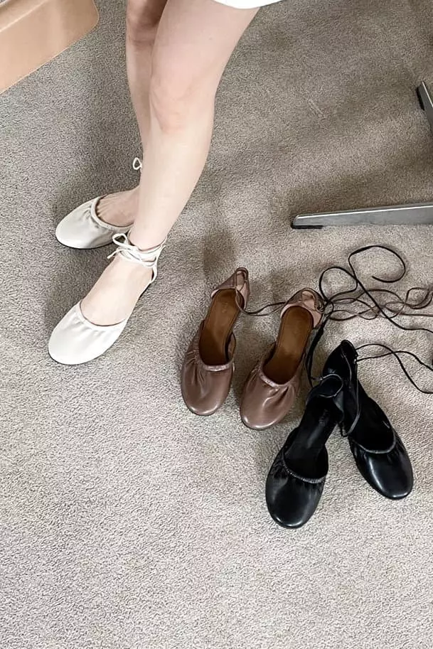 Golden Shoe - Korean Women Fashion - #romanticstyle - ba311 Flats - 10