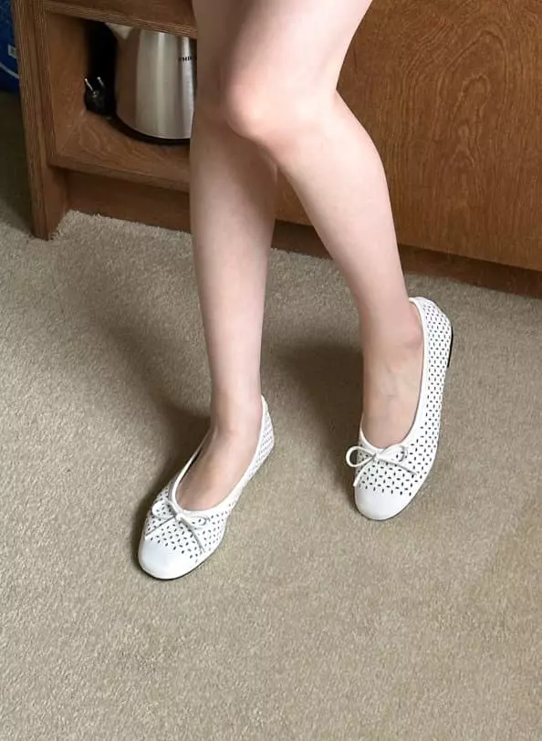 Golden Shoe - Korean Women Fashion - #romanticstyle - mt1507 Flats - 2