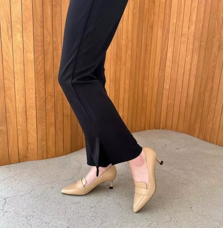 Golden Shoe - Korean Women Fashion - #restrostyle - min6011 Flats - 4